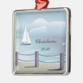 Voile Premium Ornement de Noël (Gauche)