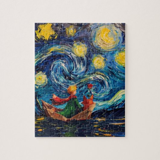 Voile sous le Puzzle de la Lune (Vertical)