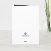 Voile sur 65e Anniversaire Carte de voeux (Dos)