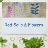 Voiles rouges & Fleurs Torchon (Plié)