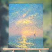 Voilier au coucher du soleil (Neutre)