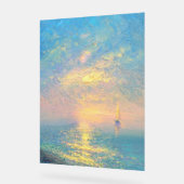 Voilier au coucher du soleil (Angle)