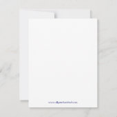 Voilier Bateau Red border Merci note plat (Dos)