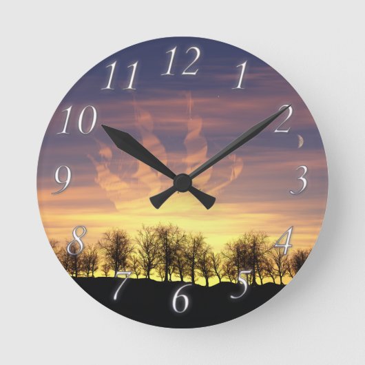 Voilier la nuit Sky Horloge (Recto)