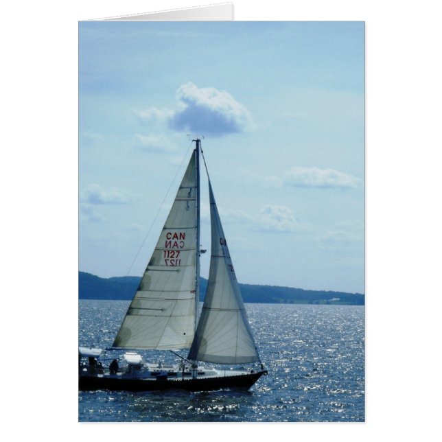 "Voilier, lac Champlain" (Devant)
