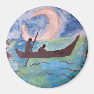 Voilier par Aimant Lune