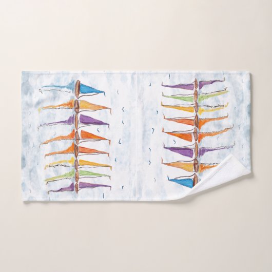 Voilier Réflexions Serviette à main (Serviette à main)