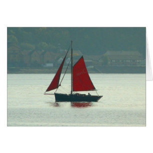 Voilier vintage à Cardiff Bay