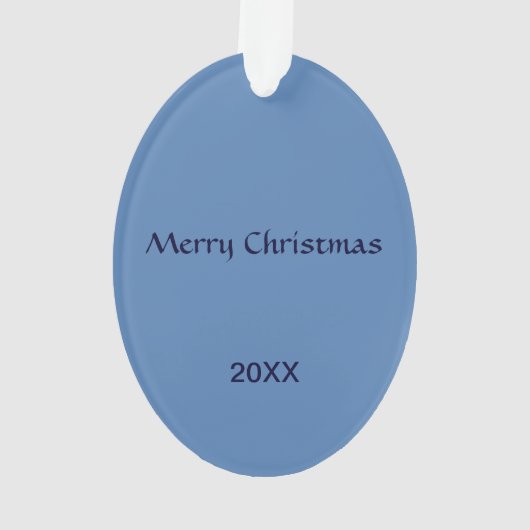 Voilier Voilier Oval Acrylique Ornement (dos)