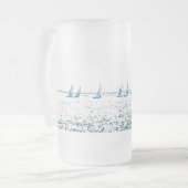 Voiliers emballant la tasse (Devant gauche)
