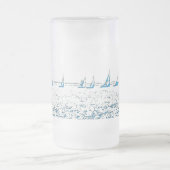 Voiliers emballant la tasse (Centre)