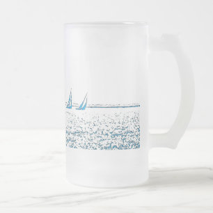 Voiliers emballant la tasse