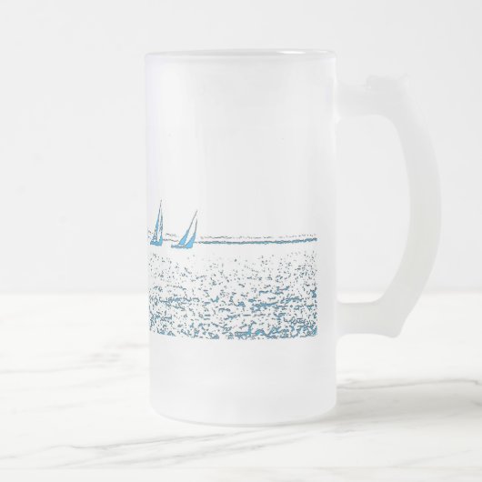 Voiliers emballant la tasse (Droit)