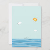 Voiliers Trois Invitation (Dos)