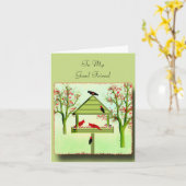 Voir à la carte de voeux du chargeur (Fleur jaune)