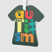 Voir Able Not Étiquette Sensibilisation sur l'auti (devant)