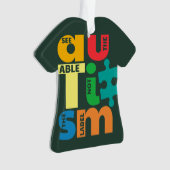 Voir Able Not Étiquette Sensibilisation sur l'auti (devant)