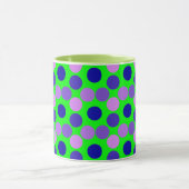 Voir des points pourpre vert Ringer Mug (Centre)