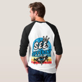 Voir Différent Retro T-Shirt à Manches Longues (Dos entier)