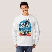 Voir Différent Retro T-Shirt à Manches Longues (Devant entier)