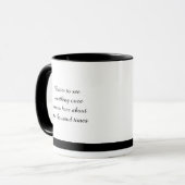 Voir est mieux ... Café / Thé Mug (Devant gauche)