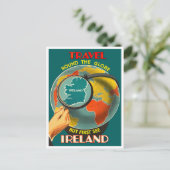 Voir Irlande premier voyage vintage Carte postale (Debout devant)