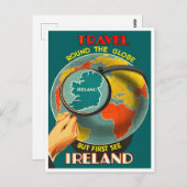 Voir Irlande premier voyage vintage Carte postale (Devant / Derrière)
