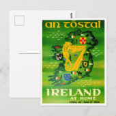 Voir Irlande premier voyage vintage Carte postale (Devant / Derrière)