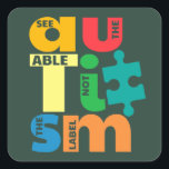 Voir La capacité pas l'autisme Étiquette Personnal<br><div class="desc">Pour beaucoup de gens, la Sensibilisation sur l'autisme est présente en avril, pour certains, la prise de conscience est quotidienne. Cette Sensibilisation sur l'autisme de support dit "Voir l'Able pas l'Autisme Étiquette". Stick it with pride et montrer au monde que vous soutenez la campagne et que vous êtes fier d'être...</div>