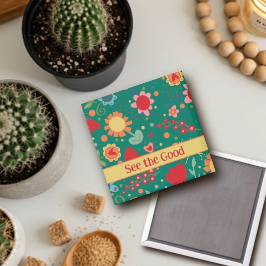 Voir le bon aimant sur mesure d'intégrité florale