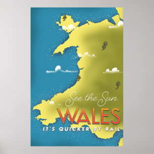 Voir le poster de voyage au Pays de Galles See the
