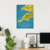 Voir le Soleil - Devon & Cornwall affiche de voyag (Bureau à domicile)