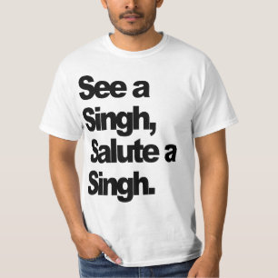 Voir le T-shirt de Singh (original) par humble le