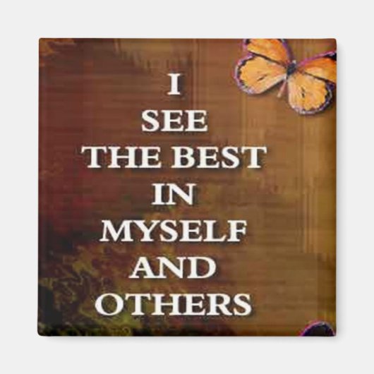 Voir les meilleurs mots de magnets d'affirmation (Devant)