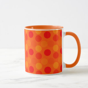 Voir les points Orange Ringer Mug