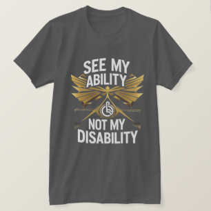 Voir Ma Capacité - Habilitation T-shirt Design