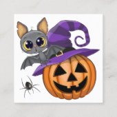 Voir retour - Halloween Treat Bag étiquette sans t (Dos)