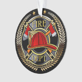 Voir Retour - Ornement acrylique pompier (devant)