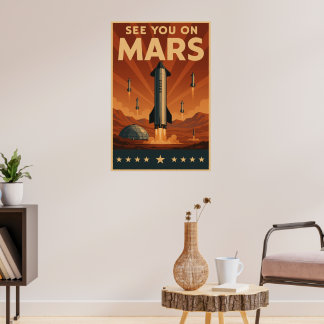 Voir Sur Mars Poster