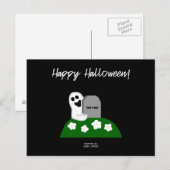 Voir Une Carte Postale Boo Ghost (Devant / Derrière)