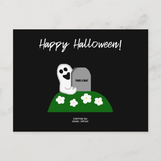 Voir Une Carte Postale Boo Ghost (Devant)