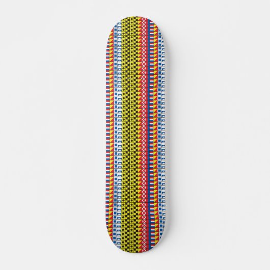 Voir Worthy_Nautical Signal Flags Skateboard (Devant)