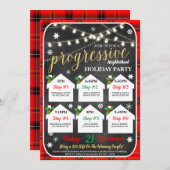 Voisinage Progressif Fête Invitation (Devant / Derrière)