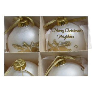 Voisins Joyeuse carte de Noël