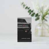 Voiture 01 ・ Carte de visite élégant (Debout devant)