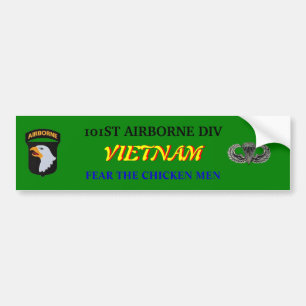 Voiture 101e autocollant de pare-chocs aéroporté au Viet