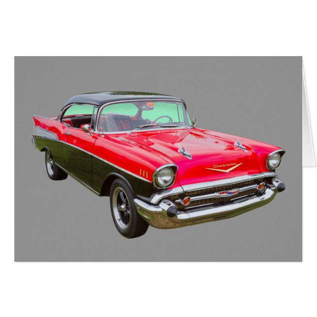 Voiture 1957 de classique de Bel Air de Chevrolet (Devant horizontal)