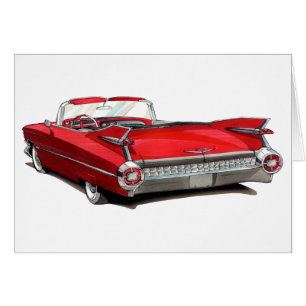 Voiture 1959 de rouge de Cadillac
