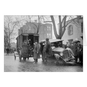 Voiture accidentée d'un bootlegger, 1922