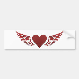 Voiture Ailes de l'amour autocollant pare-chocs, personnal